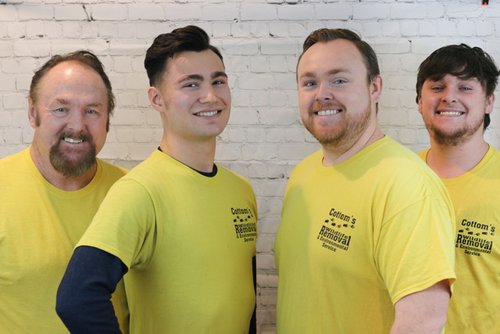 Pictured here are 4 professional groundhog trappers that work for the Cottom's Wildlife Removal company in Ohio. They know how to get rid of groundhogs and keep them out of yards, gardens and from under houses, decks, sheds and patios.