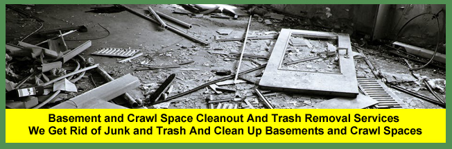 Basement and Crawl Space Cleaning and Clean Out Services for Homeowners in Cleveland and Akron, Ohio.